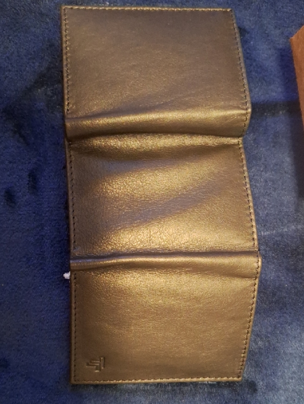 Men's Black NAPPA Leather Bi-Fold Wallet - Picture 4 of 6